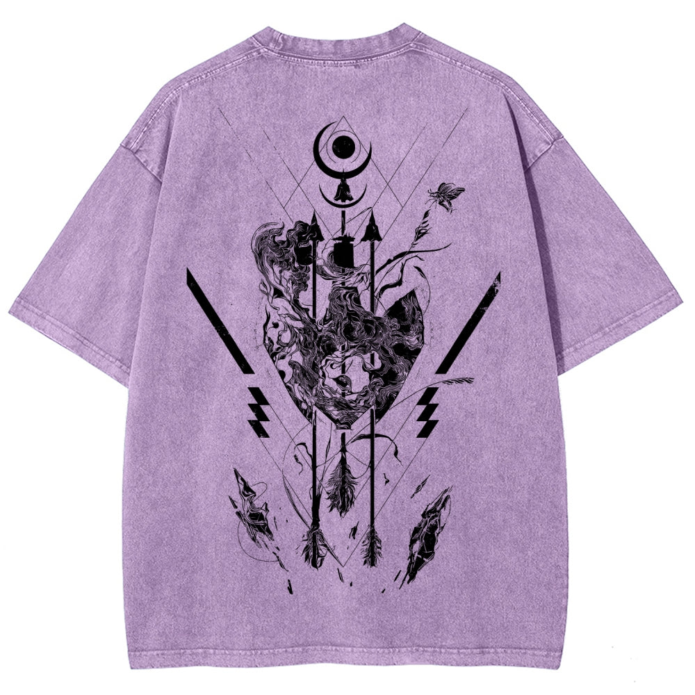 Destiny Unisex Fit Washed T-Shirt 2606007042