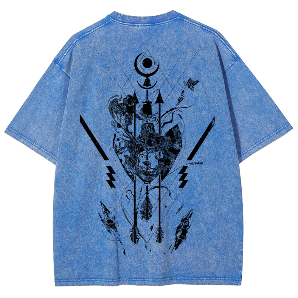 Destiny Unisex Fit Washed T-Shirt 2606007042