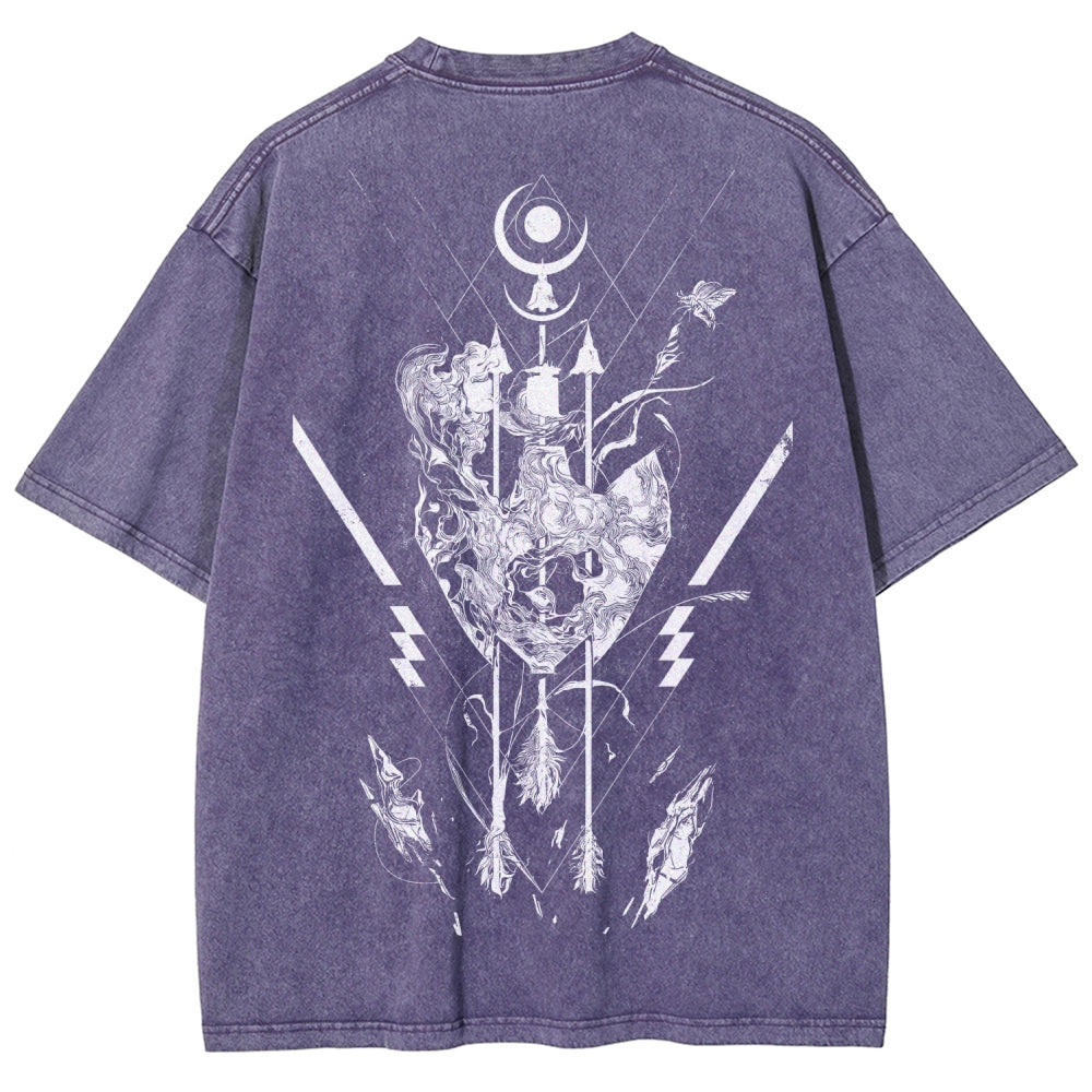 Destiny Unisex Fit Washed T-Shirt 2606007042