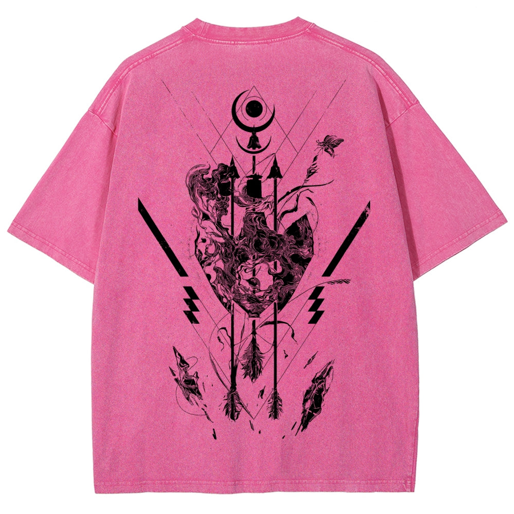 Destiny Unisex Fit Washed T-Shirt 2606007042