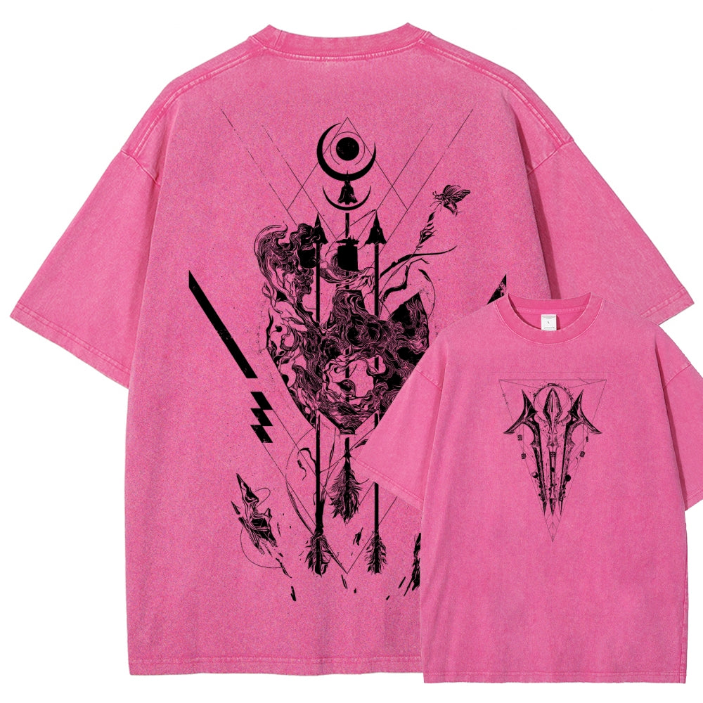 Destiny Unisex Fit Washed T-Shirt 2606007042