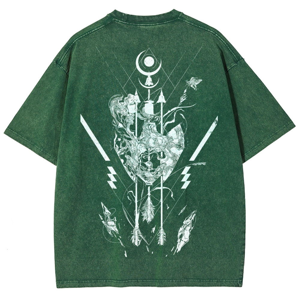Destiny Unisex Fit Washed T-Shirt 2606007042