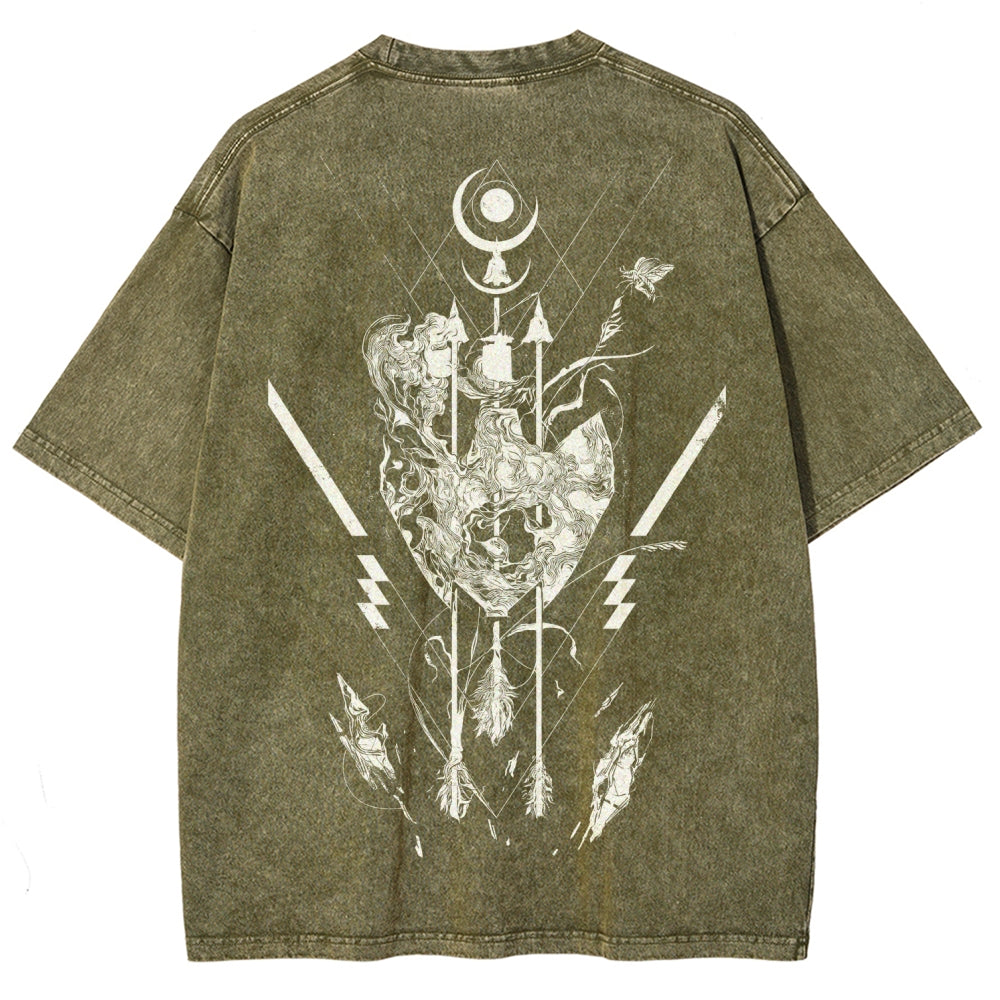 Destiny Unisex Fit Washed T-Shirt 2606007042