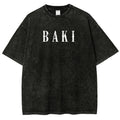 Baki hanma Unisex Fit Washed T-Shirt 2606007725