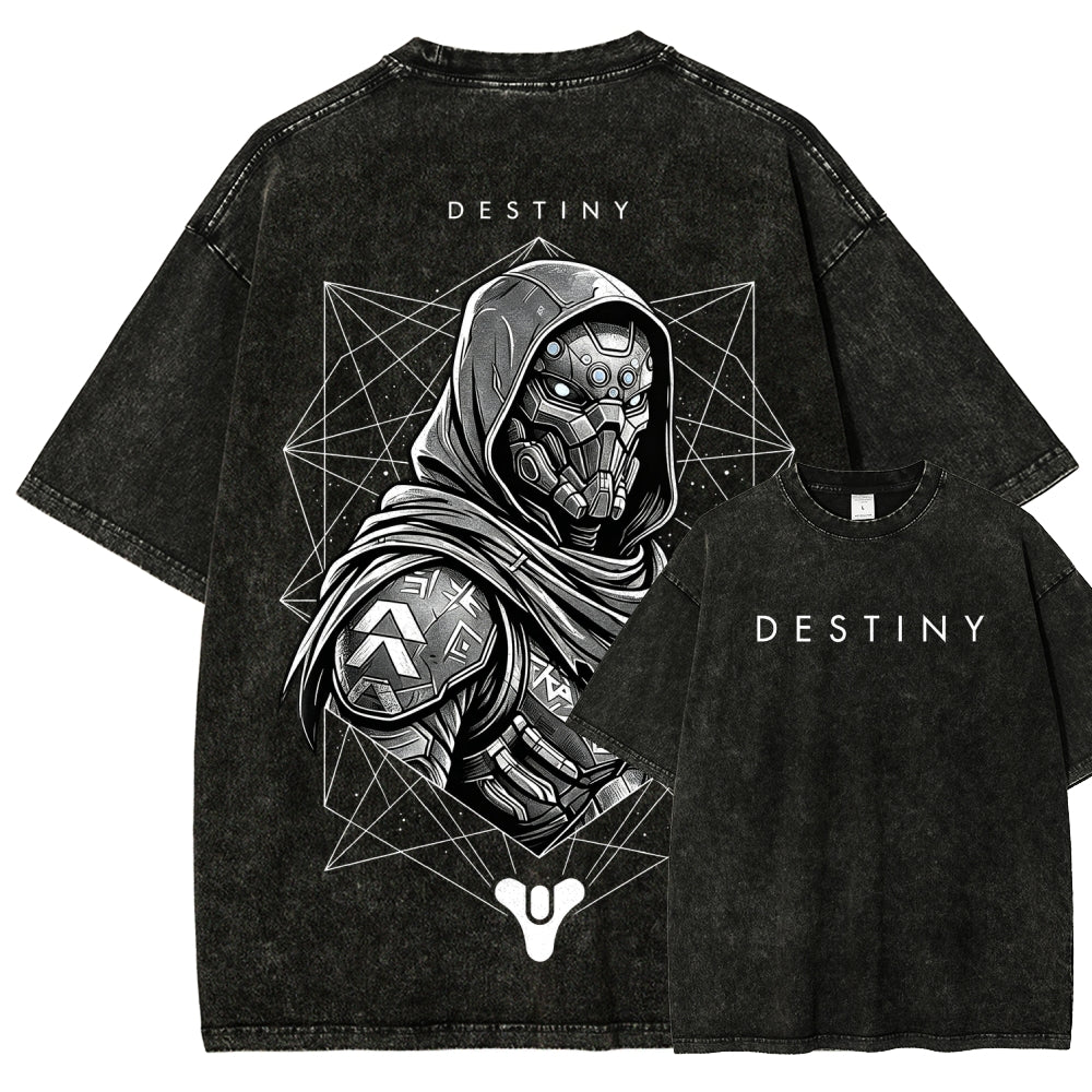 Destiny Unisex Fit Washed T-Shirt 2606007729