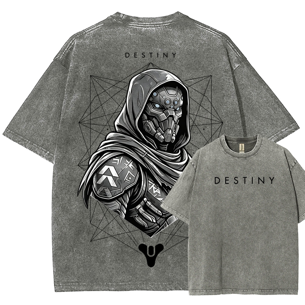 Destiny Unisex Fit Washed T-Shirt 2606007729
