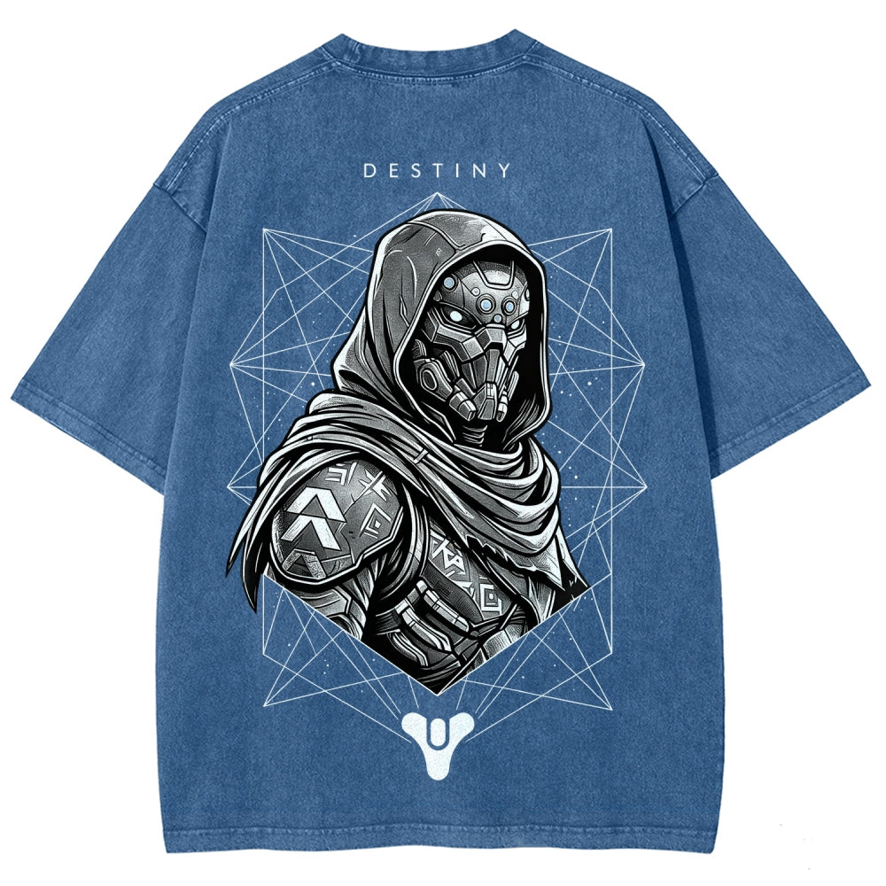 Destiny Unisex Fit Washed T-Shirt 2606007729