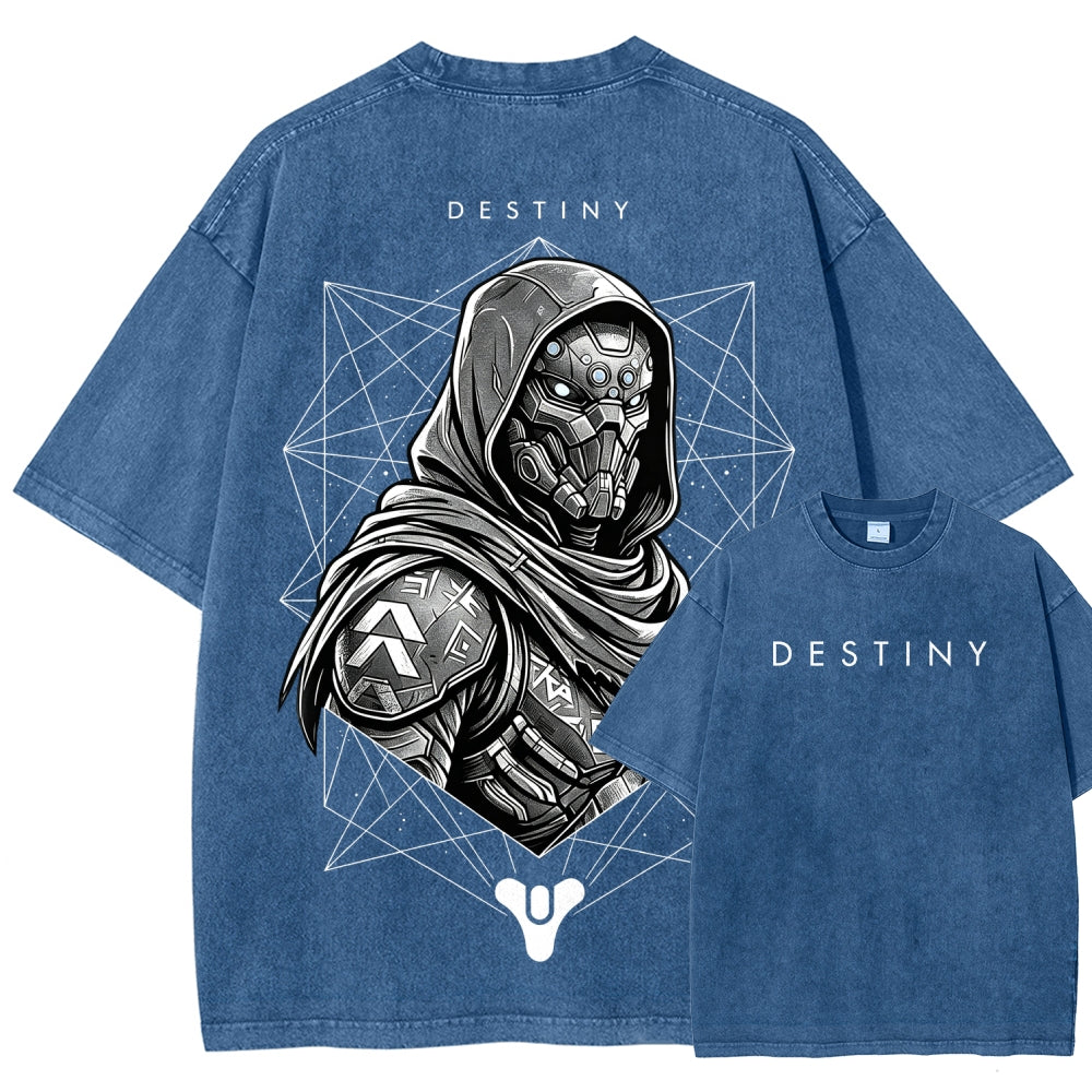 Destiny Unisex Fit Washed T-Shirt 2606007729