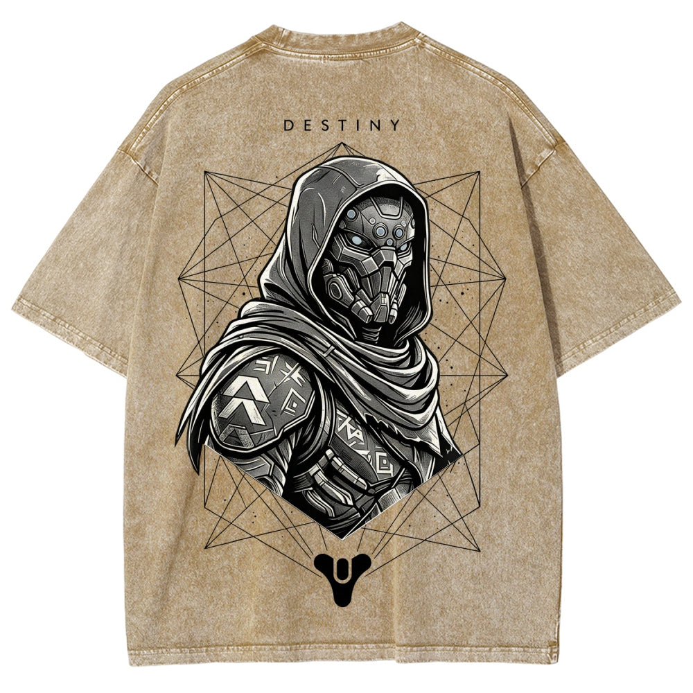 Destiny Unisex Fit Washed T-Shirt 2606007729