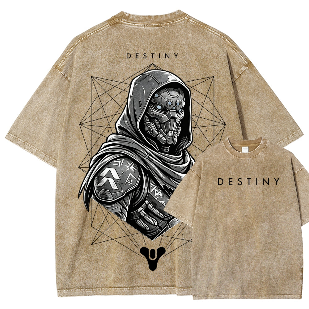 Destiny Unisex Fit Washed T-Shirt 2606007729