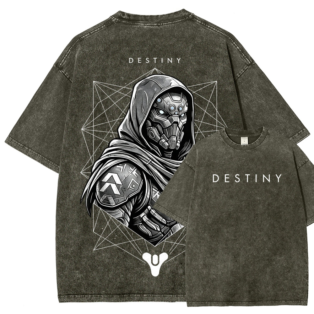 Destiny Unisex Fit Washed T-Shirt 2606007729