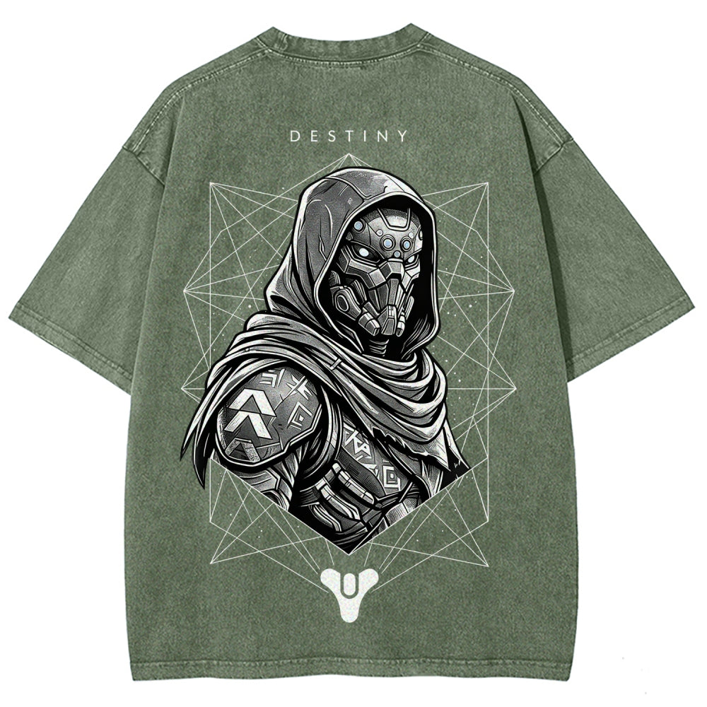 Destiny Unisex Fit Washed T-Shirt 2606007729