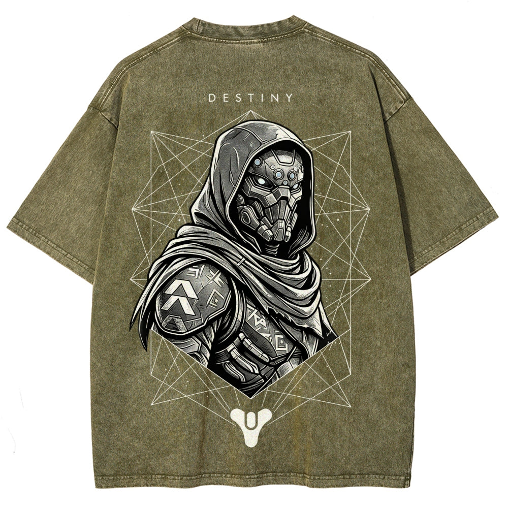 Destiny Unisex Fit Washed T-Shirt 2606007729