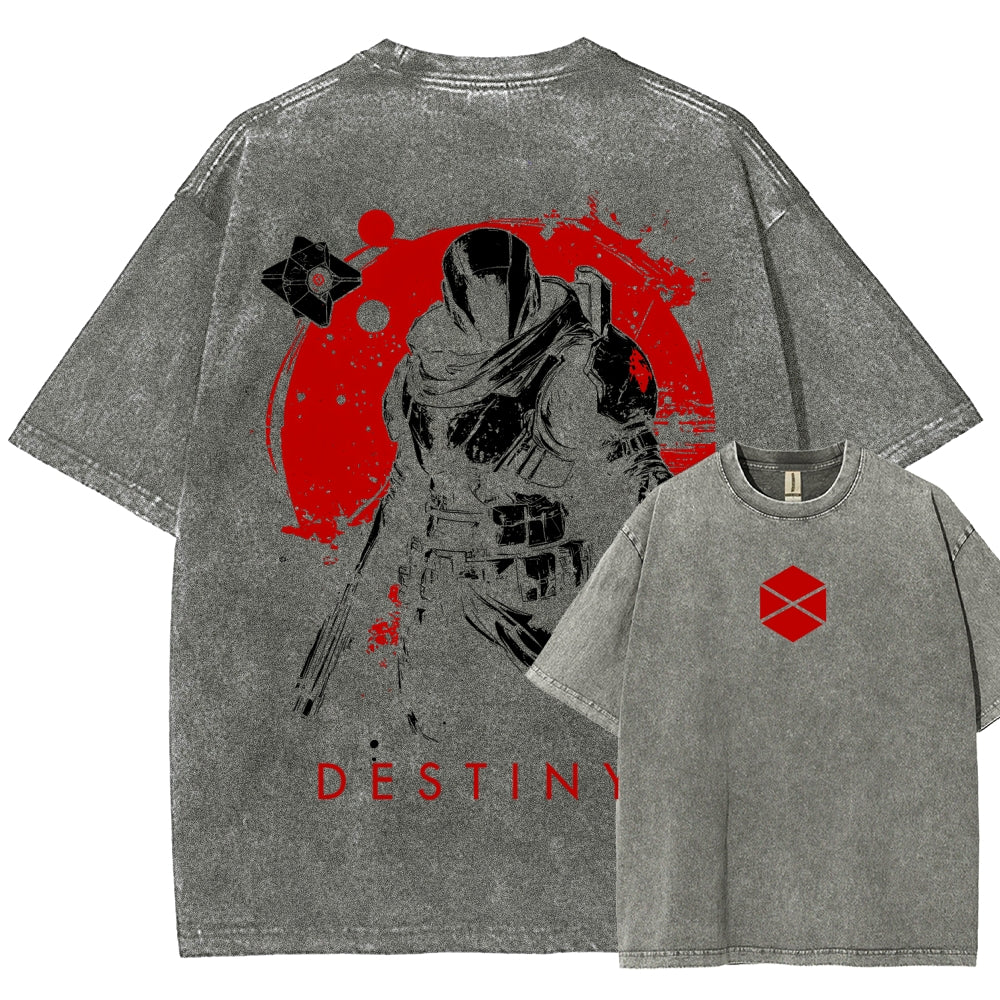 Destiny Unisex Fit Washed T-Shirt 2606007734