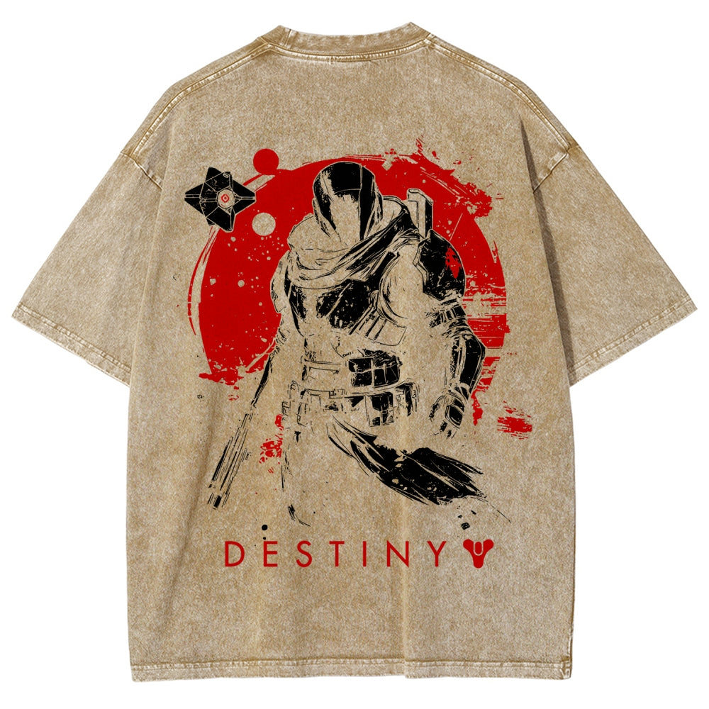 Destiny Unisex Fit Washed T-Shirt 2606007734