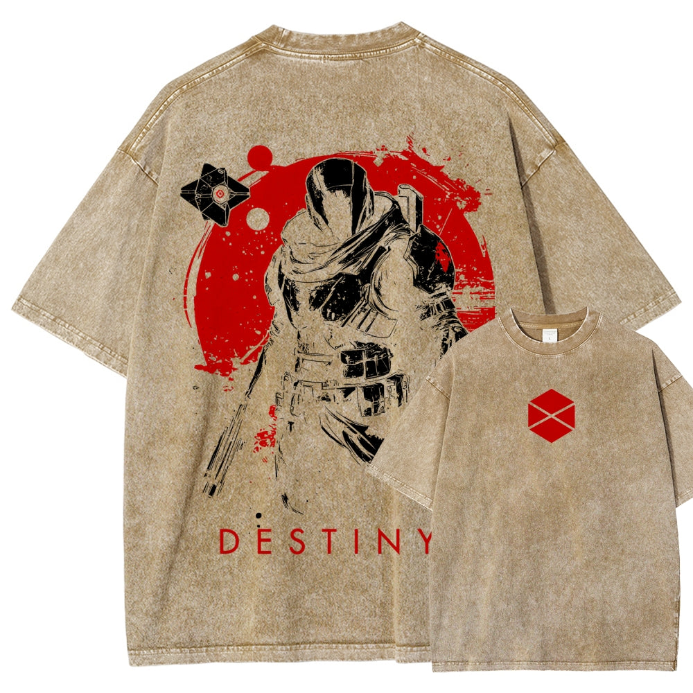 Destiny Unisex Fit Washed T-Shirt 2606007734