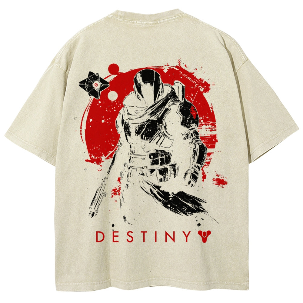 Destiny Unisex Fit Washed T-Shirt 2606007734