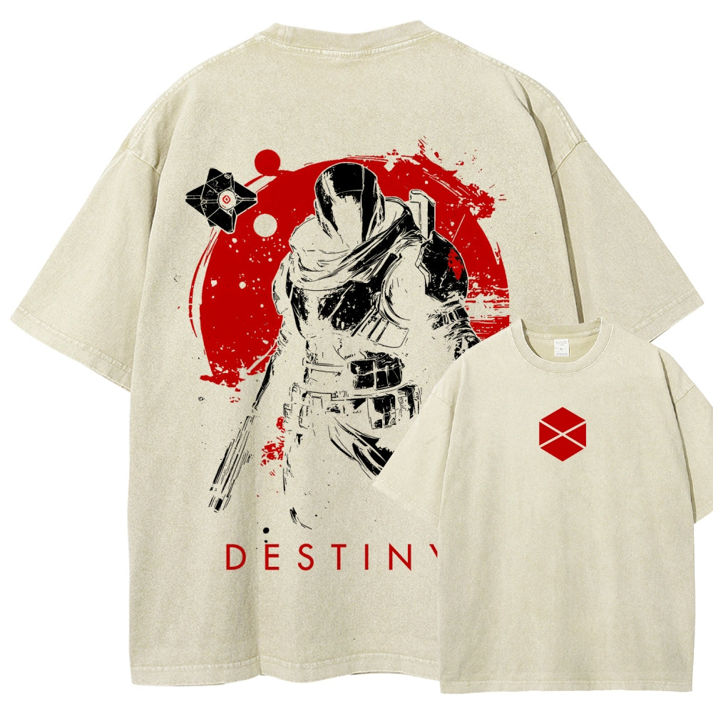 Destiny Unisex Fit Washed T-Shirt 2606007734