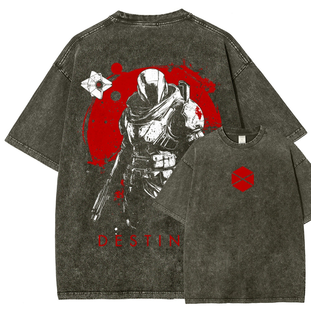 Destiny Unisex Fit Washed T-Shirt 2606007734