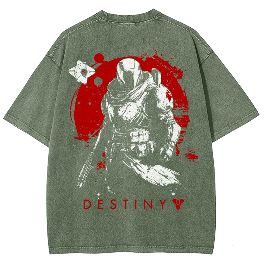 Destiny Unisex Fit Washed T-Shirt 2606007734