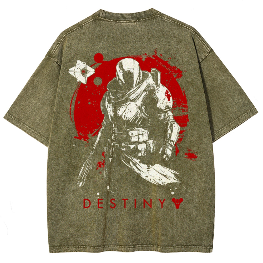 Destiny Unisex Fit Washed T-Shirt 2606007734