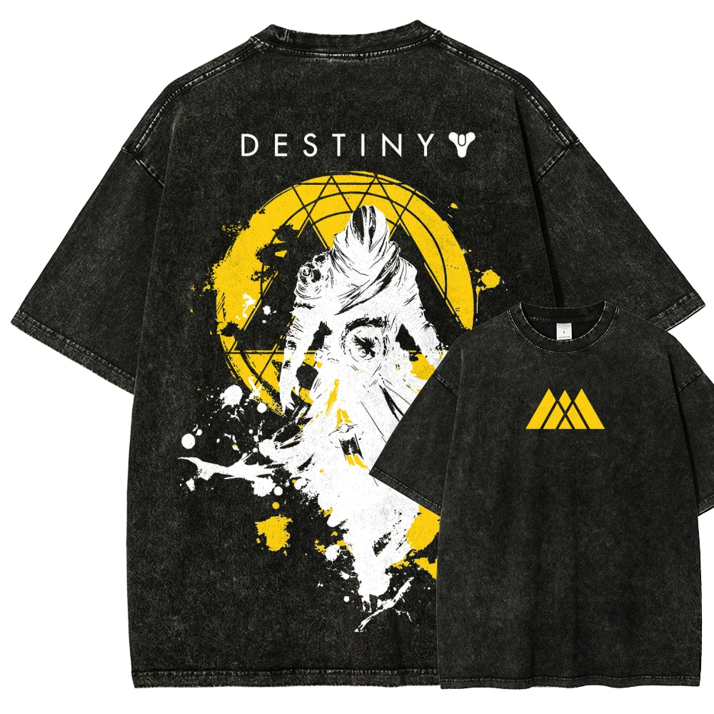 Destiny Unisex Fit Washed T-Shirt 2606007747
