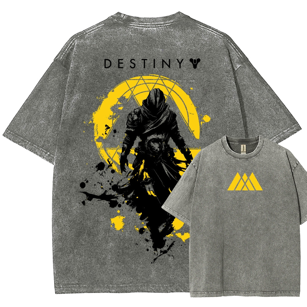 Destiny Unisex Fit Washed T-Shirt 2606007747