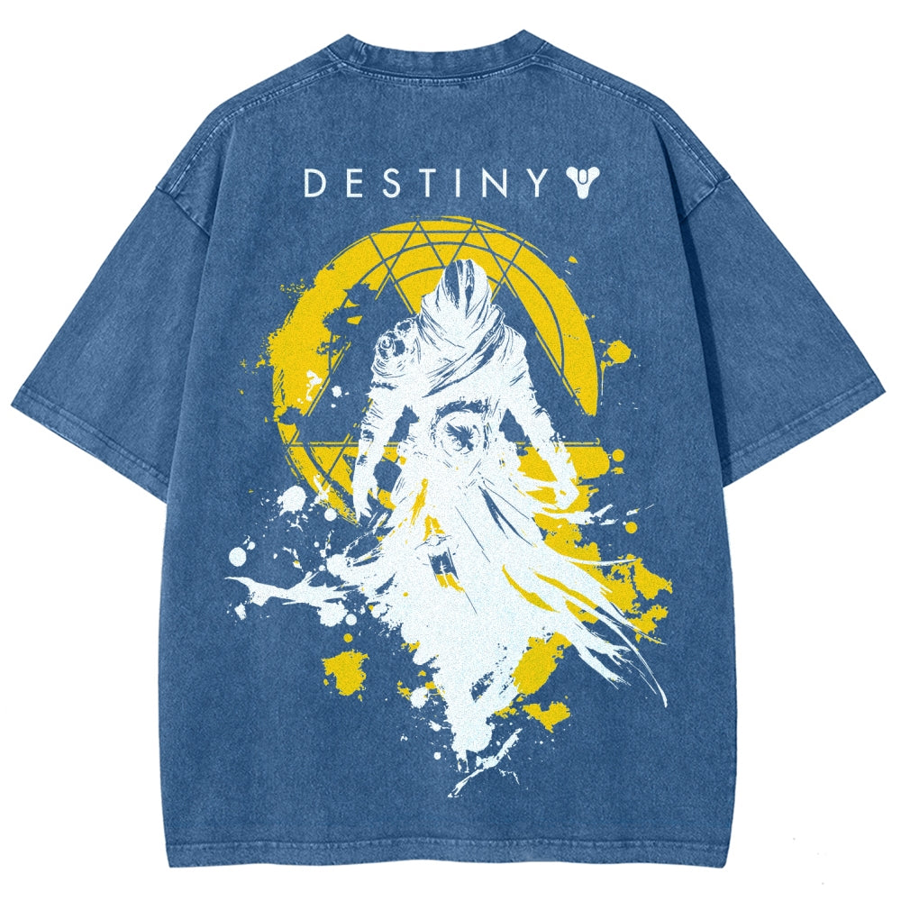 Destiny Unisex Fit Washed T-Shirt 2606007747