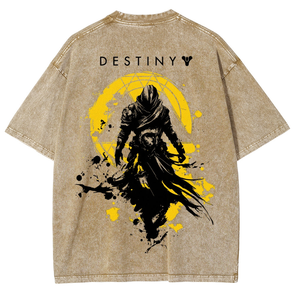 Destiny Unisex Fit Washed T-Shirt 2606007747