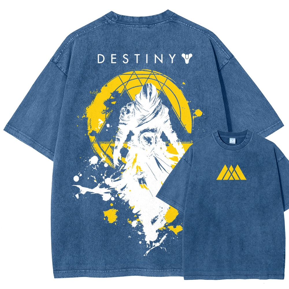 Destiny Unisex Fit Washed T-Shirt 2606007747