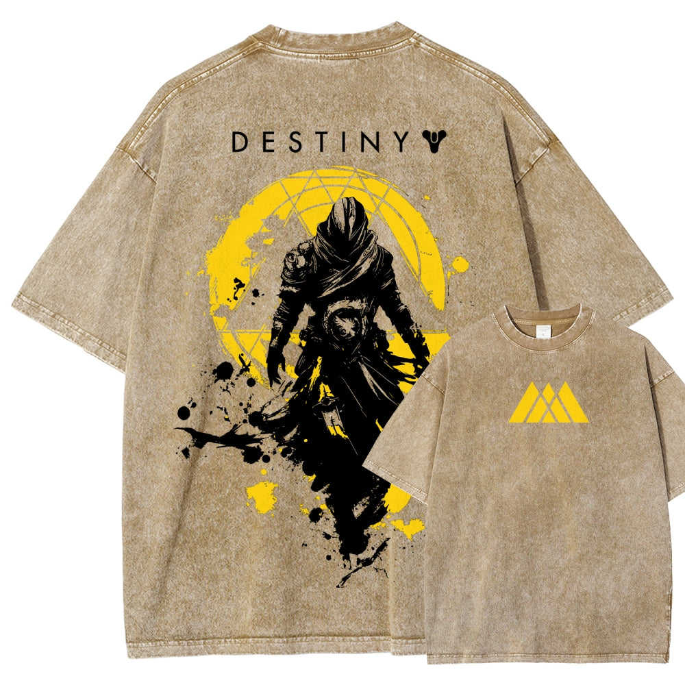 Destiny Unisex Fit Washed T-Shirt 2606007747
