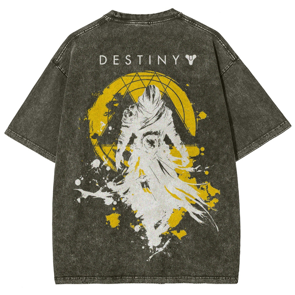 Destiny Unisex Fit Washed T-Shirt 2606007747