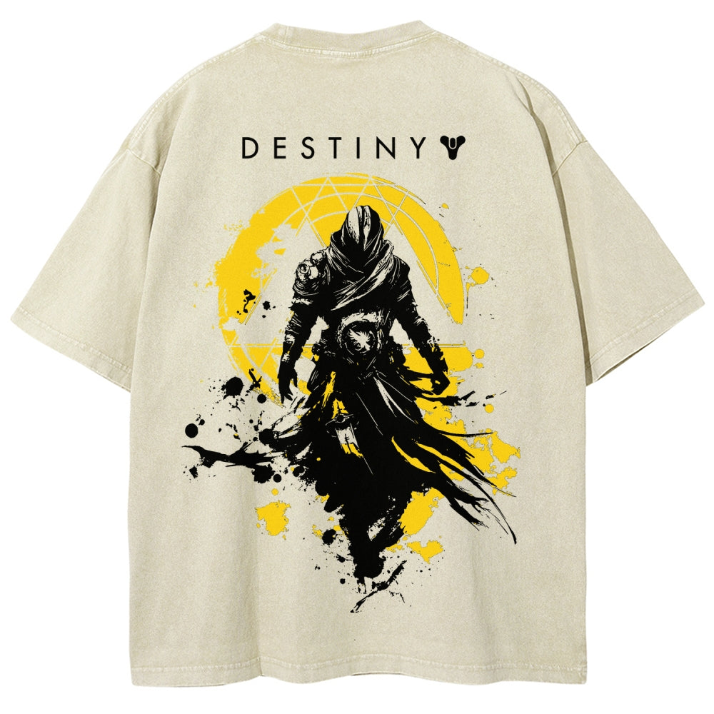 Destiny Unisex Fit Washed T-Shirt 2606007747
