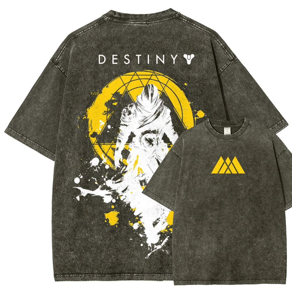 Destiny Unisex Fit Washed T-Shirt 2606007747