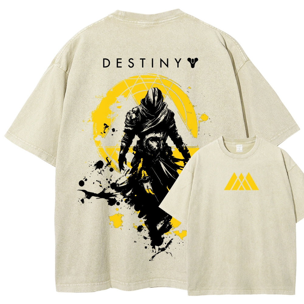 Destiny Unisex Fit Washed T-Shirt 2606007747