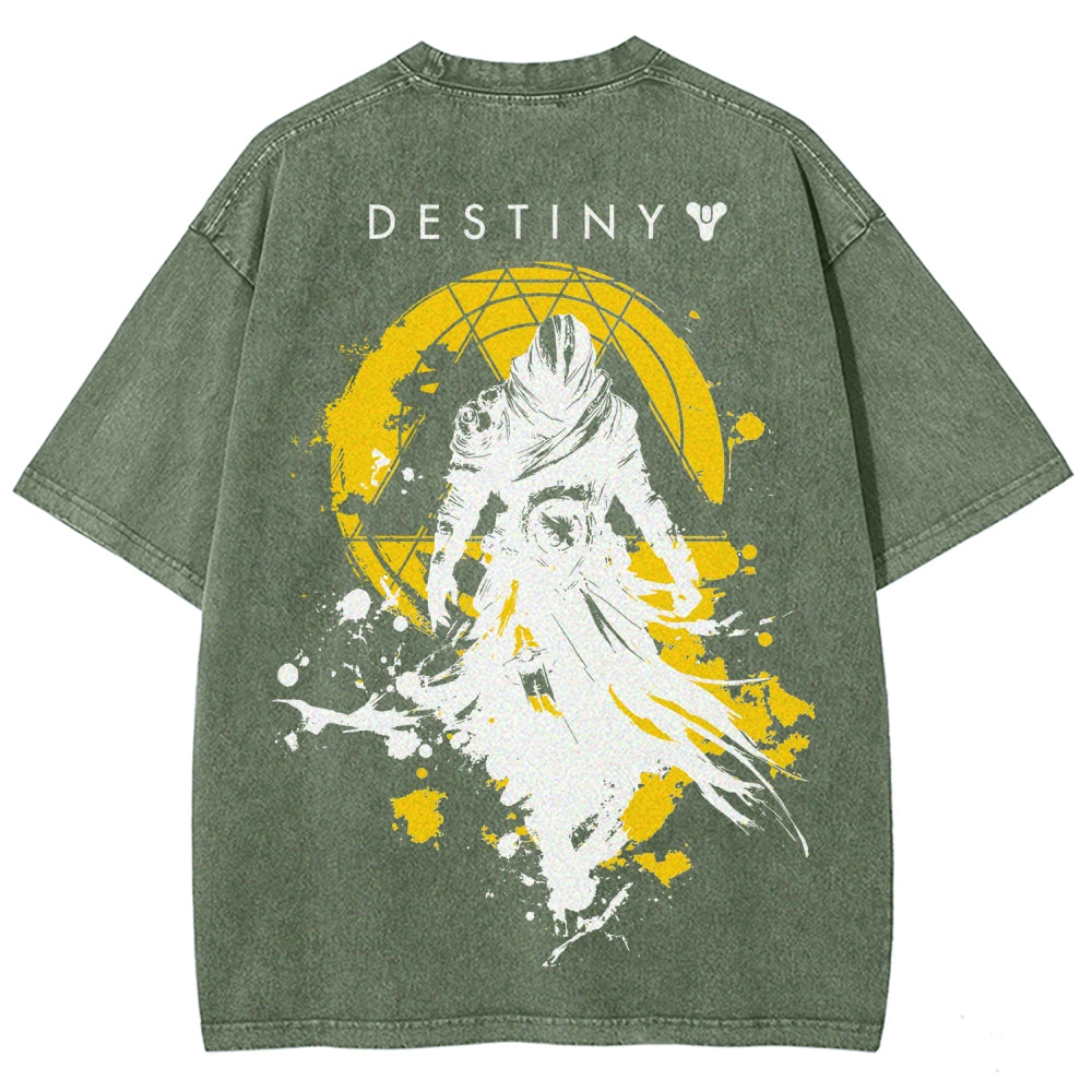 Destiny Unisex Fit Washed T-Shirt 2606007747