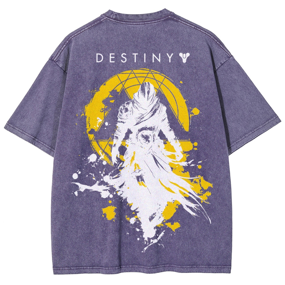 Destiny Unisex Fit Washed T-Shirt 2606007747