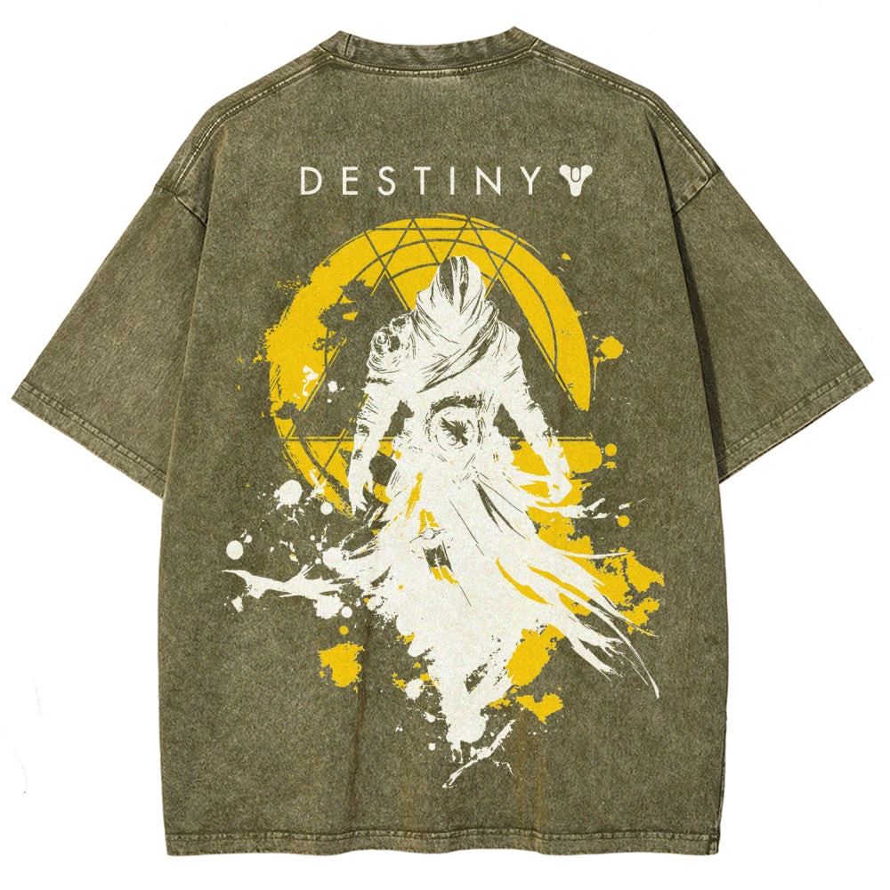 Destiny Unisex Fit Washed T-Shirt 2606007747