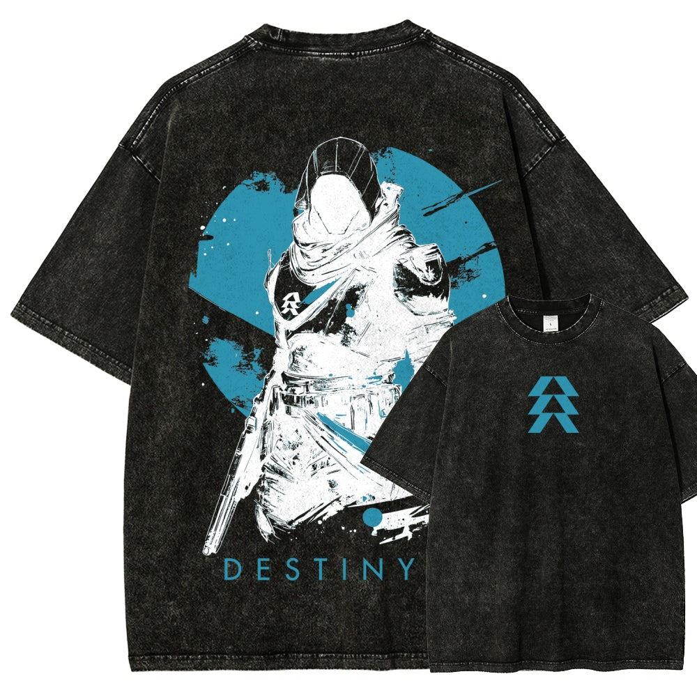 Destiny Unisex Fit Washed T-Shirt 2606007749