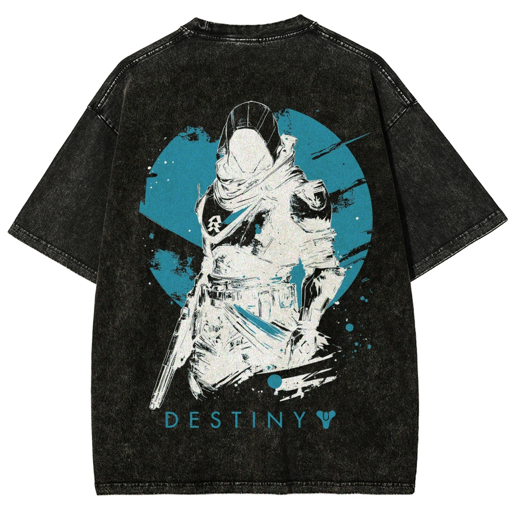 Destiny Unisex Fit Washed T-Shirt 2606007749