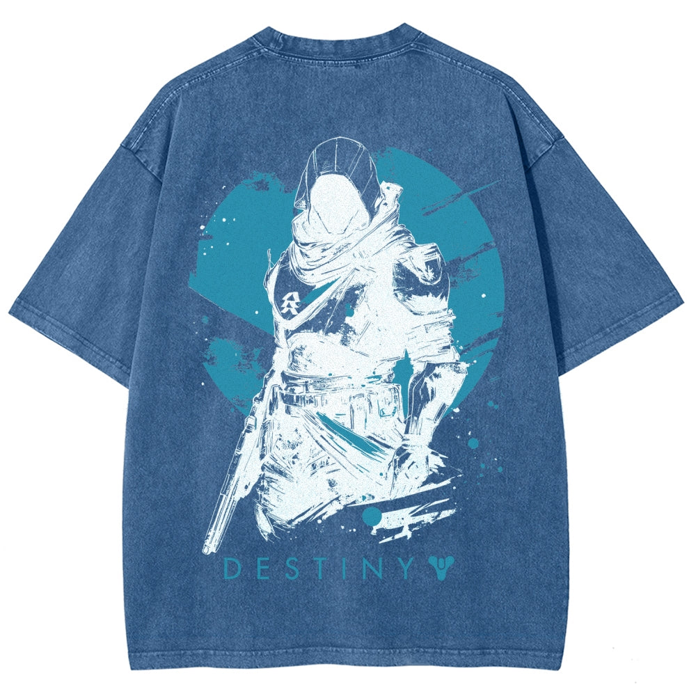 Destiny Unisex Fit Washed T-Shirt 2606007749