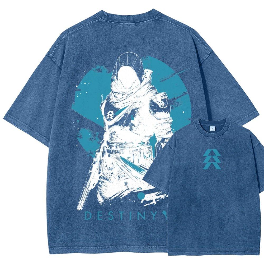 Destiny Unisex Fit Washed T-Shirt 2606007749