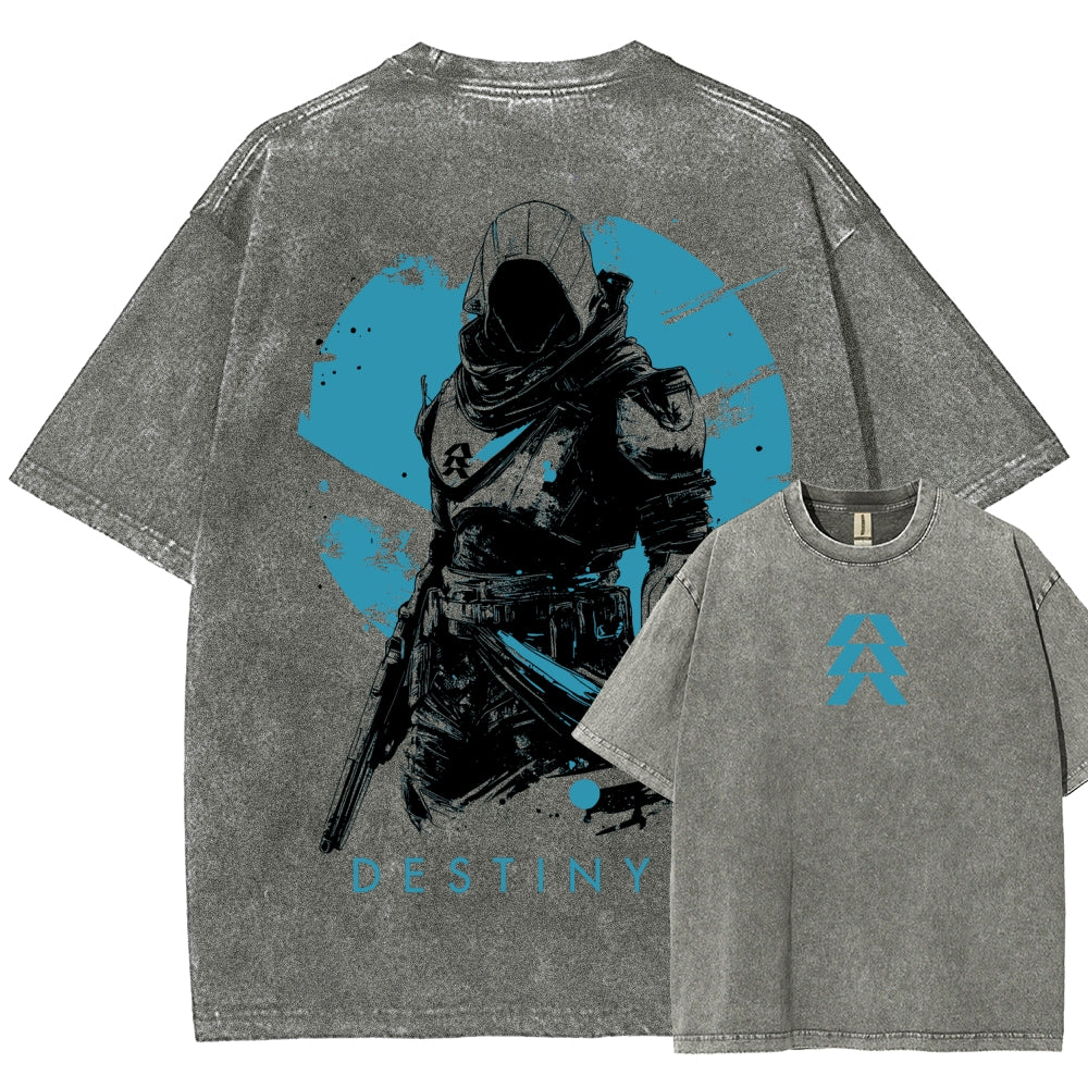 Destiny Unisex Fit Washed T-Shirt 2606007749