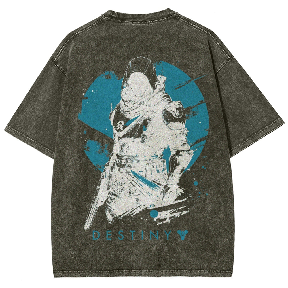 Destiny Unisex Fit Washed T-Shirt 2606007749