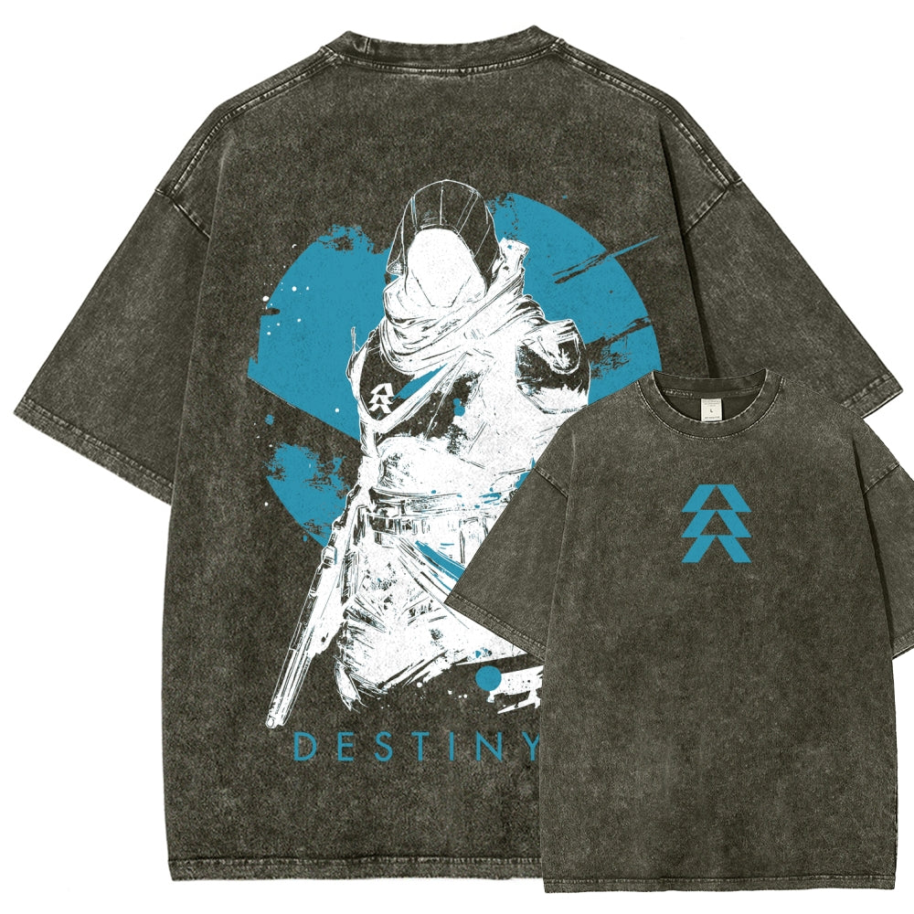 Destiny Unisex Fit Washed T-Shirt 2606007749