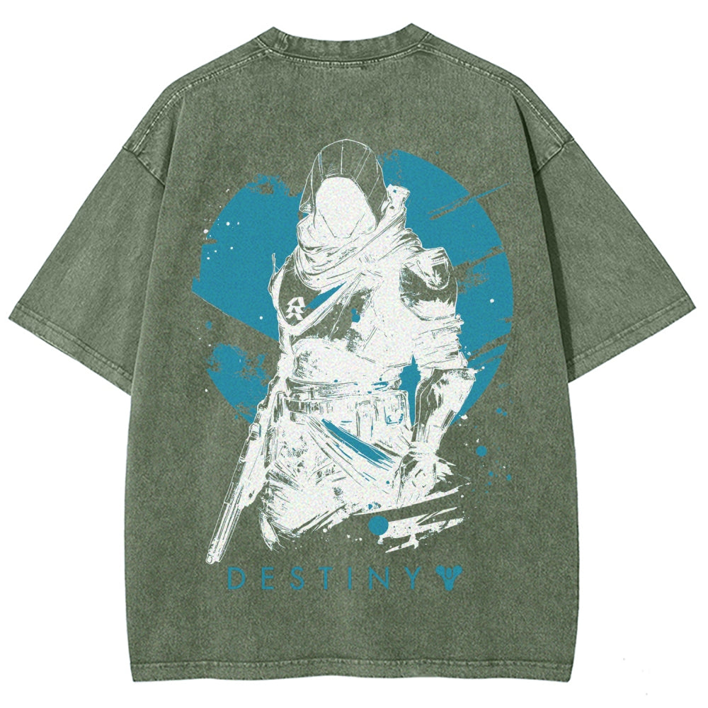Destiny Unisex Fit Washed T-Shirt 2606007749