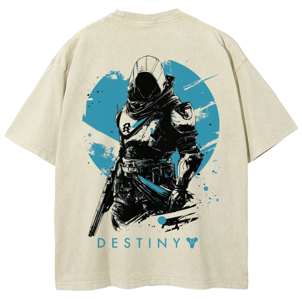 Destiny Unisex Fit Washed T-Shirt 2606007749