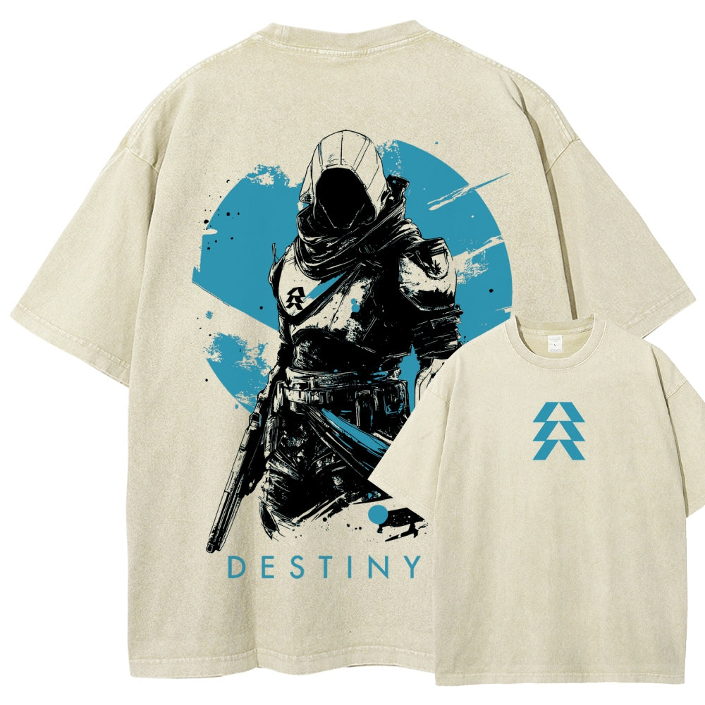 Destiny Unisex Fit Washed T-Shirt 2606007749