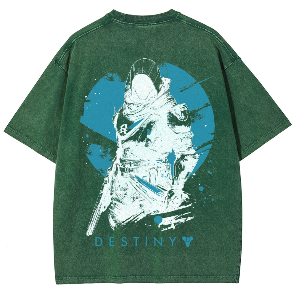 Destiny Unisex Fit Washed T-Shirt 2606007749