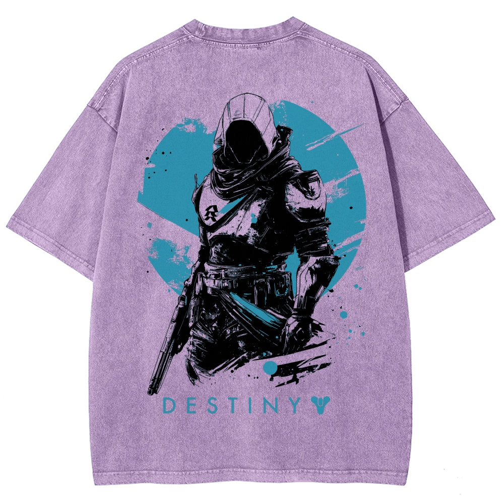 Destiny Unisex Fit Washed T-Shirt 2606007749